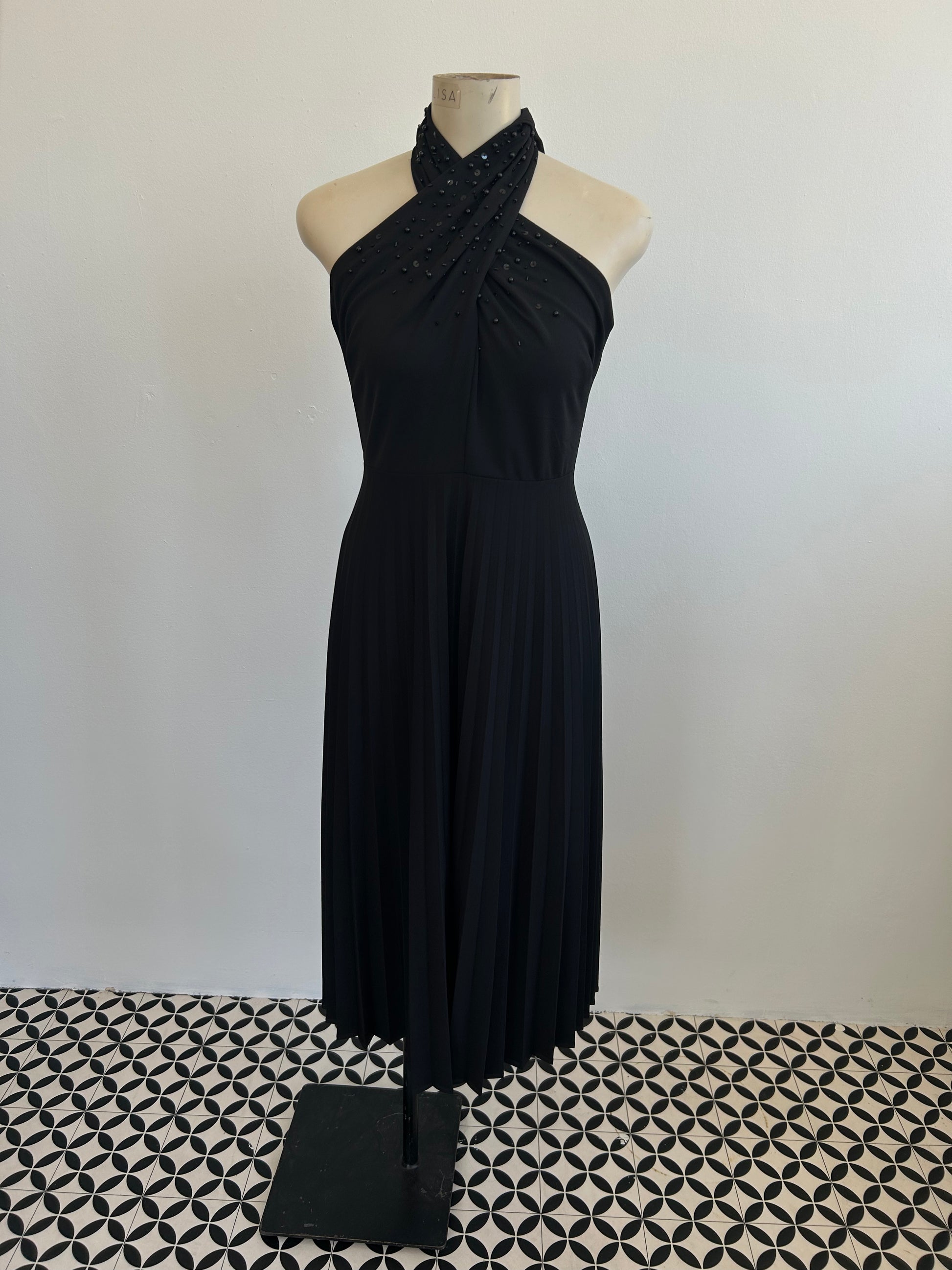 AMORE TEA LENGTH WITH HAND-BEADING (SALE)