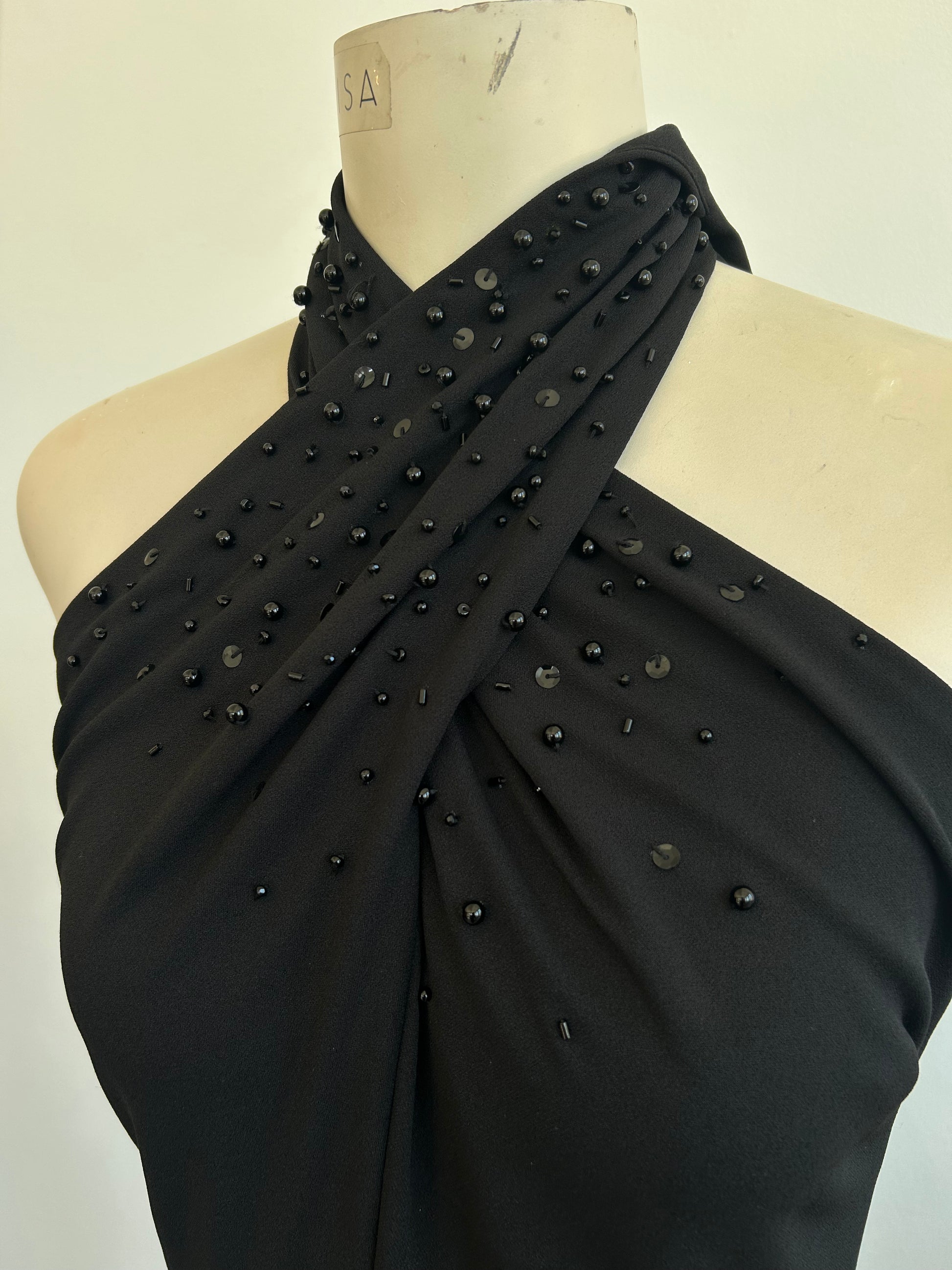 AMORE TEA LENGTH WITH HAND-BEADING (SALE)