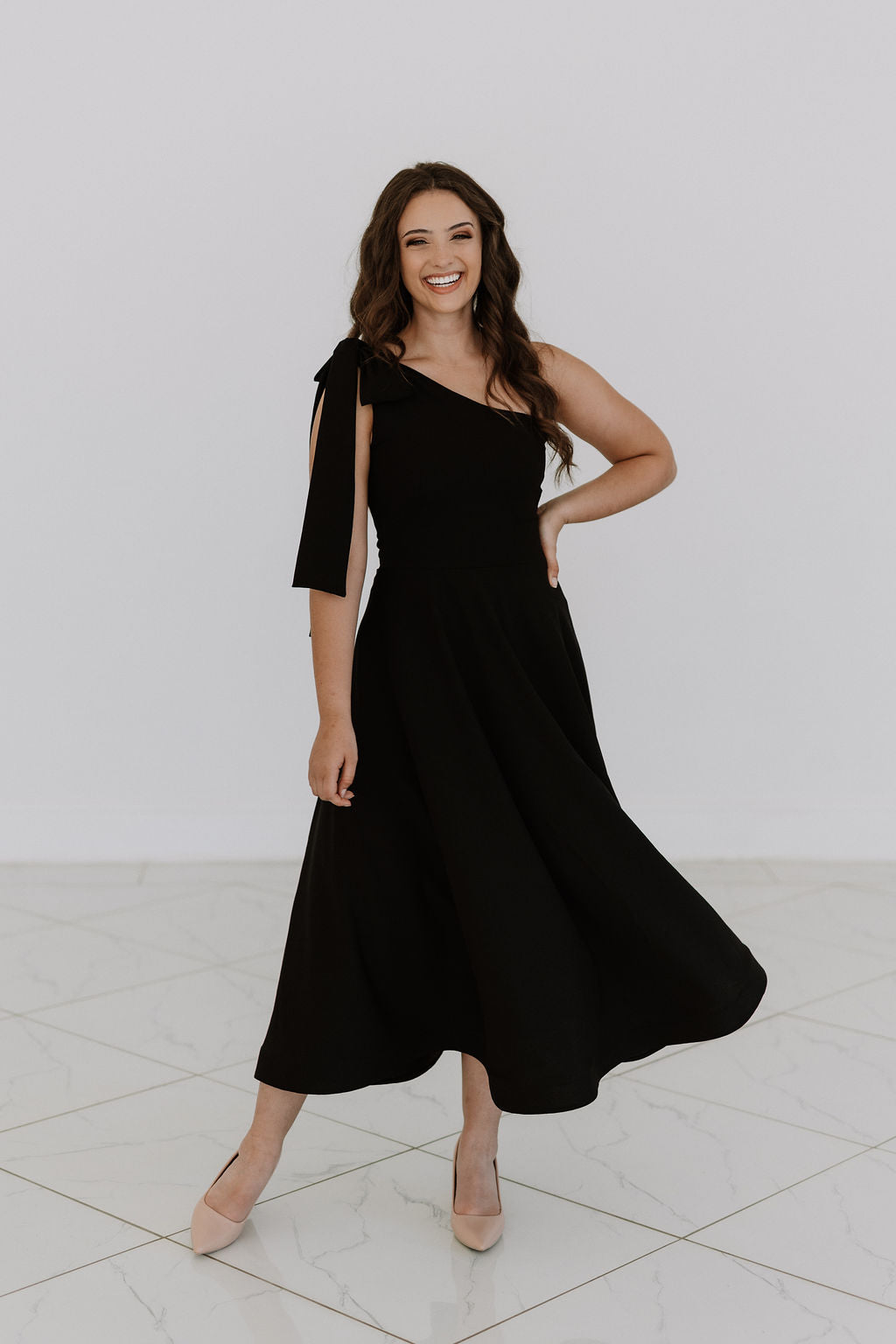 Bella Tea Length | Large | Hot Pink (S&S)